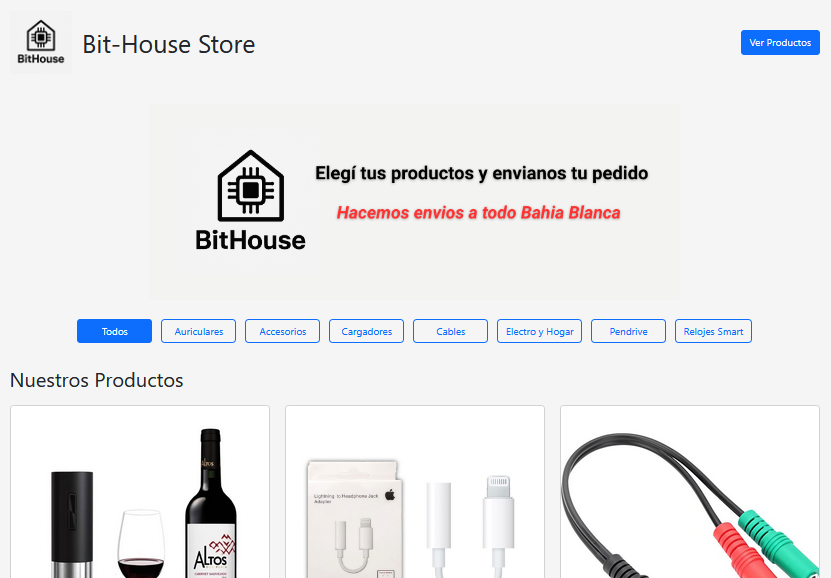 Preview del proyecto Bit-House